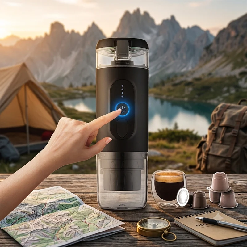 Tragbare Camping-Kaffeemaschine Tragbare Camping-Kaffeemaschine